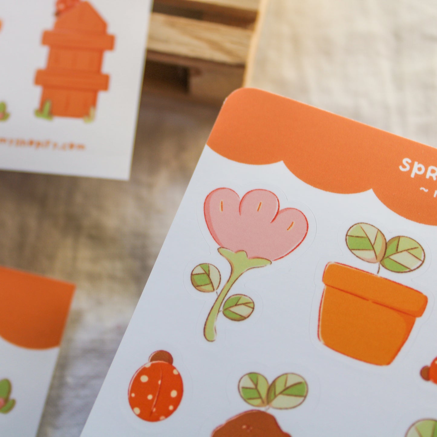 Stickersheet Vinyl - Spring Garden Mixed