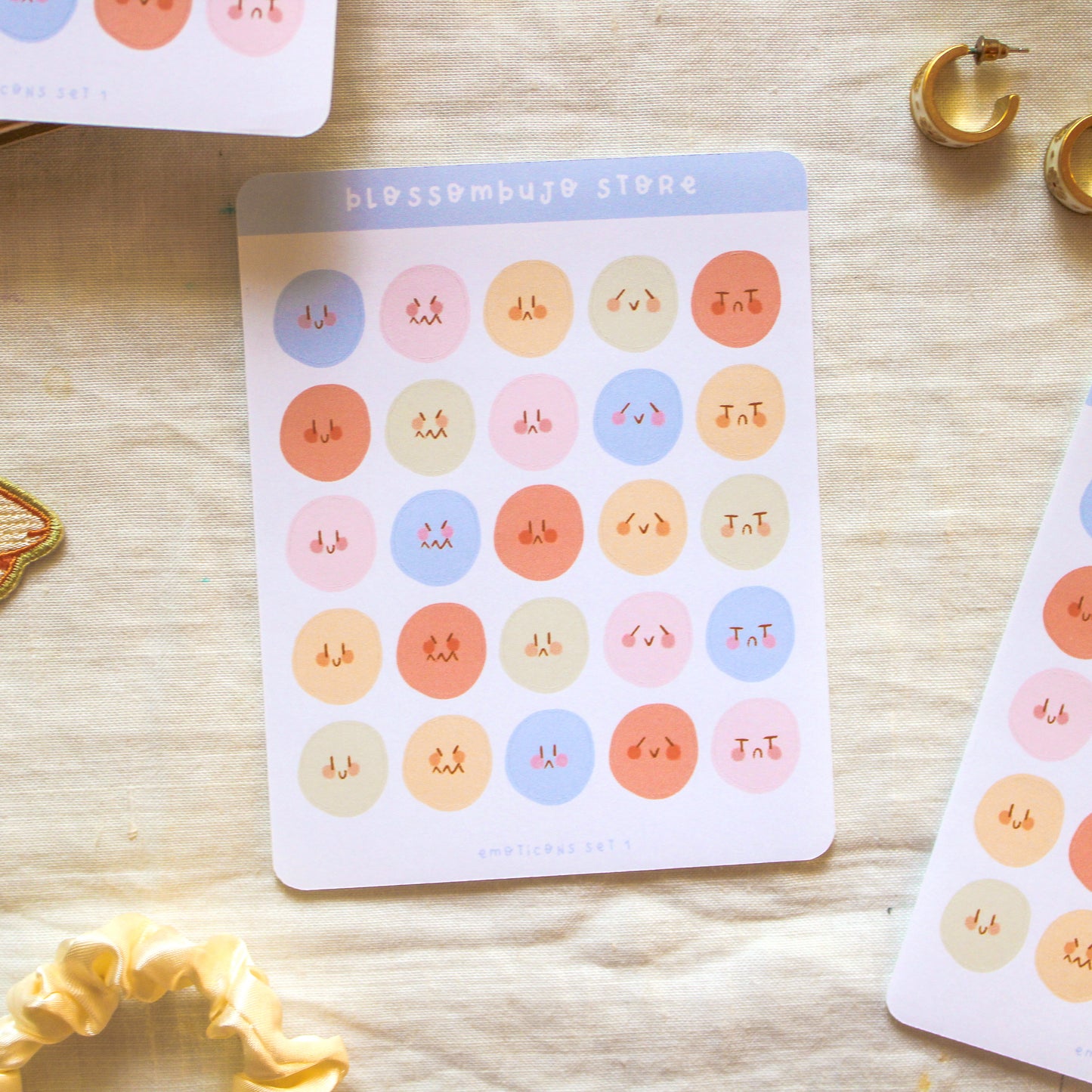 Stickersheet - Emoticons Sets