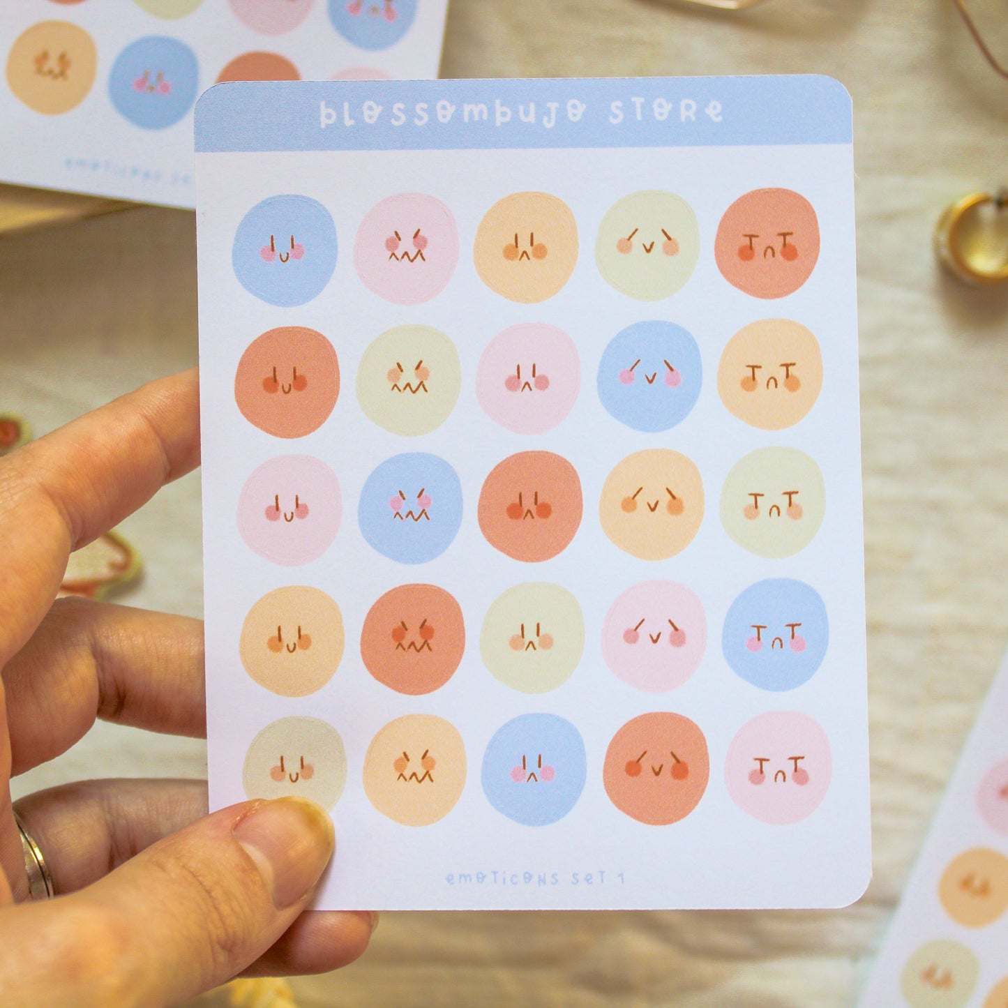 Stickersheet - Emoticons Sets
