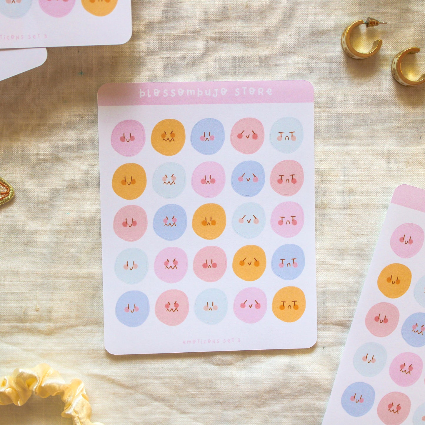 Stickersheet - Emoticons Sets