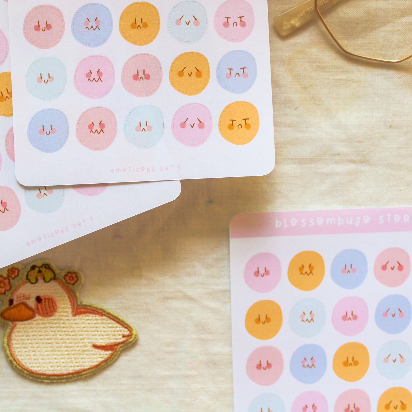 Stickersheet - Emoticons Sets