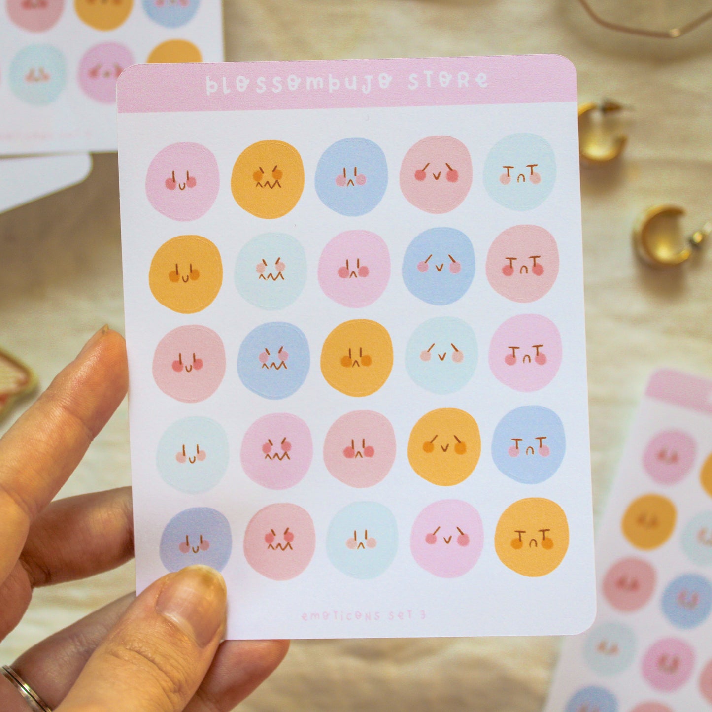 Stickersheet - Emoticons Sets