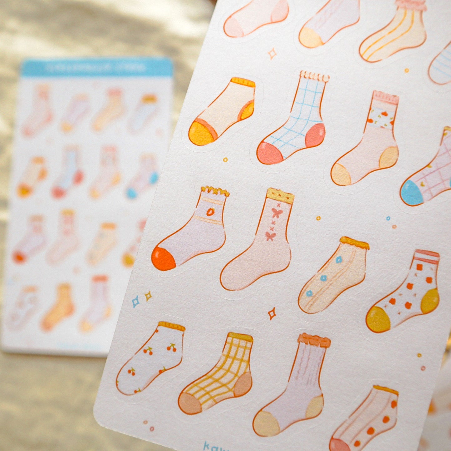 Stickersheet - Kawaii Socks