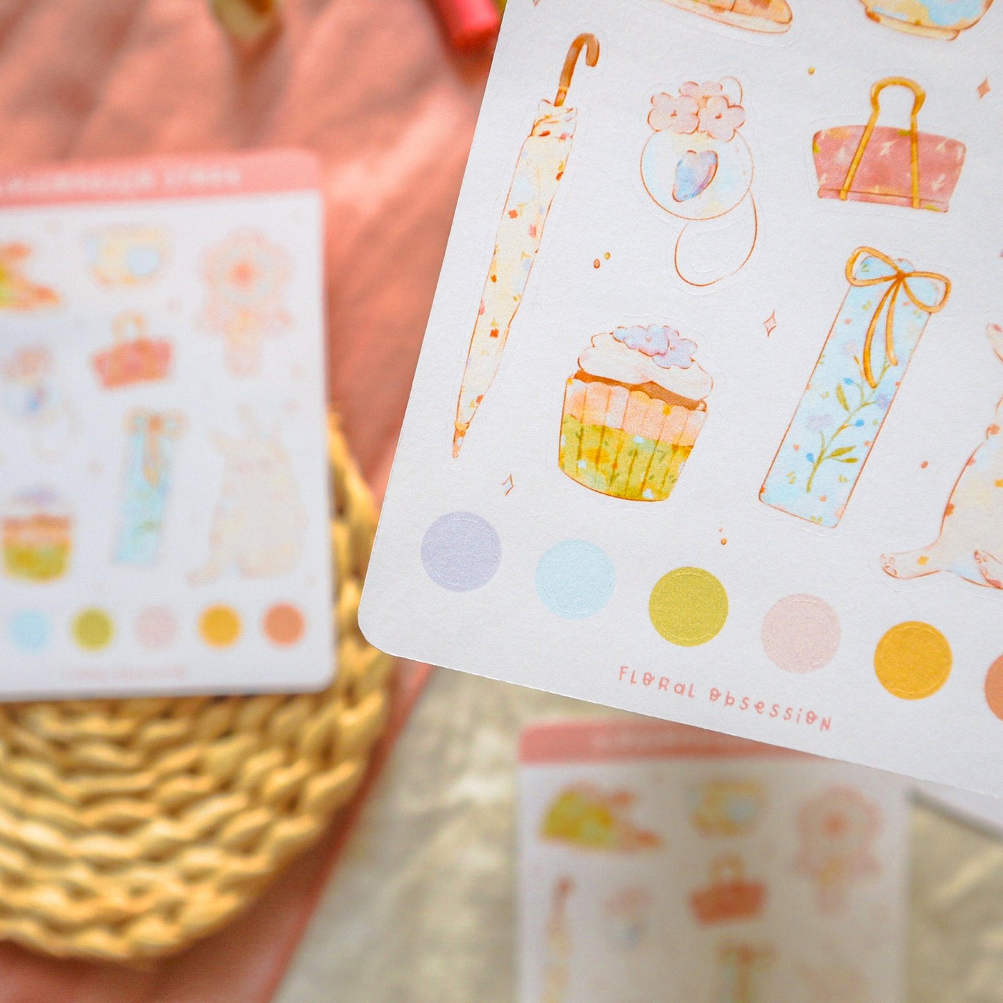 Stickersheet - Anime Foodstuff