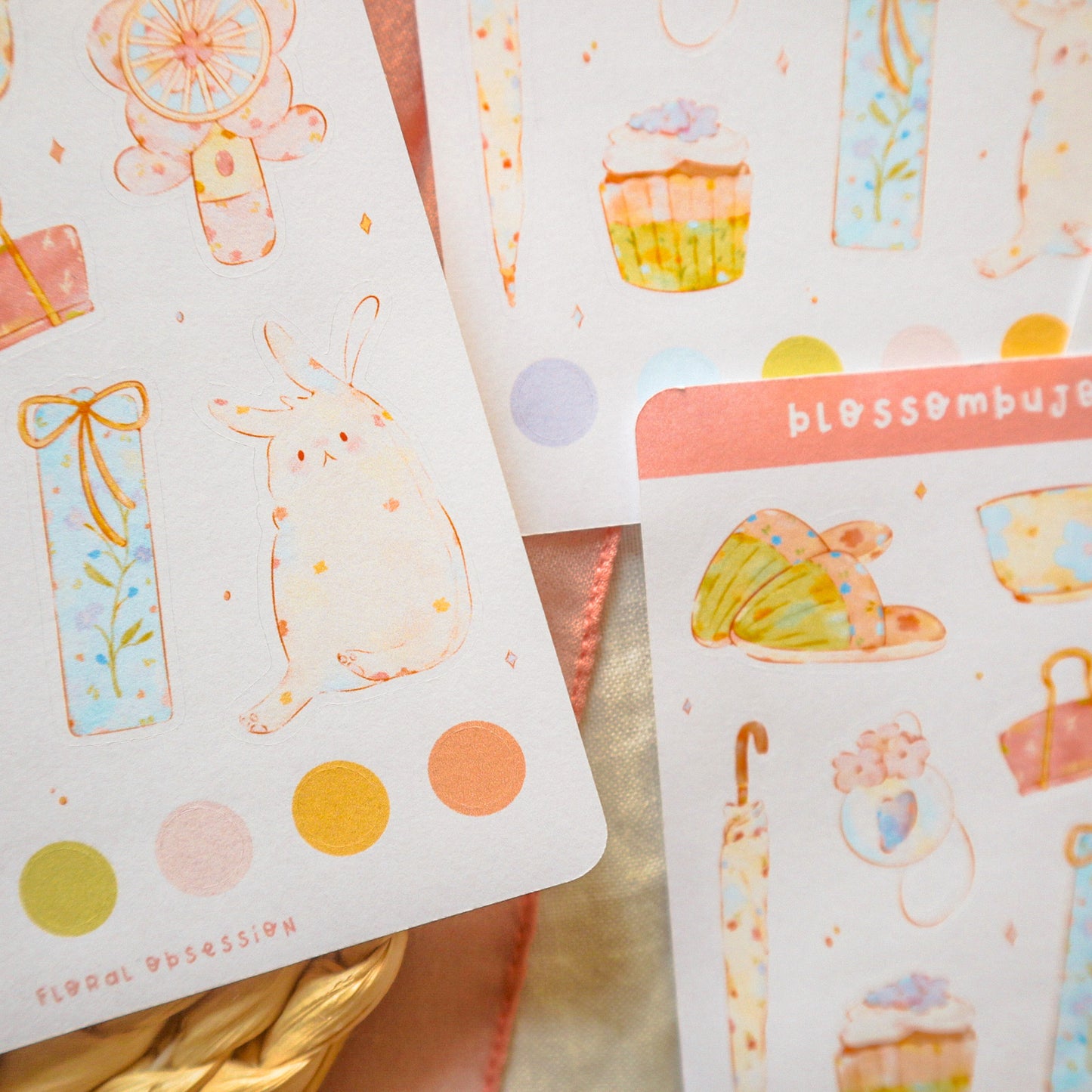Stickersheet - Anime Foodstuff