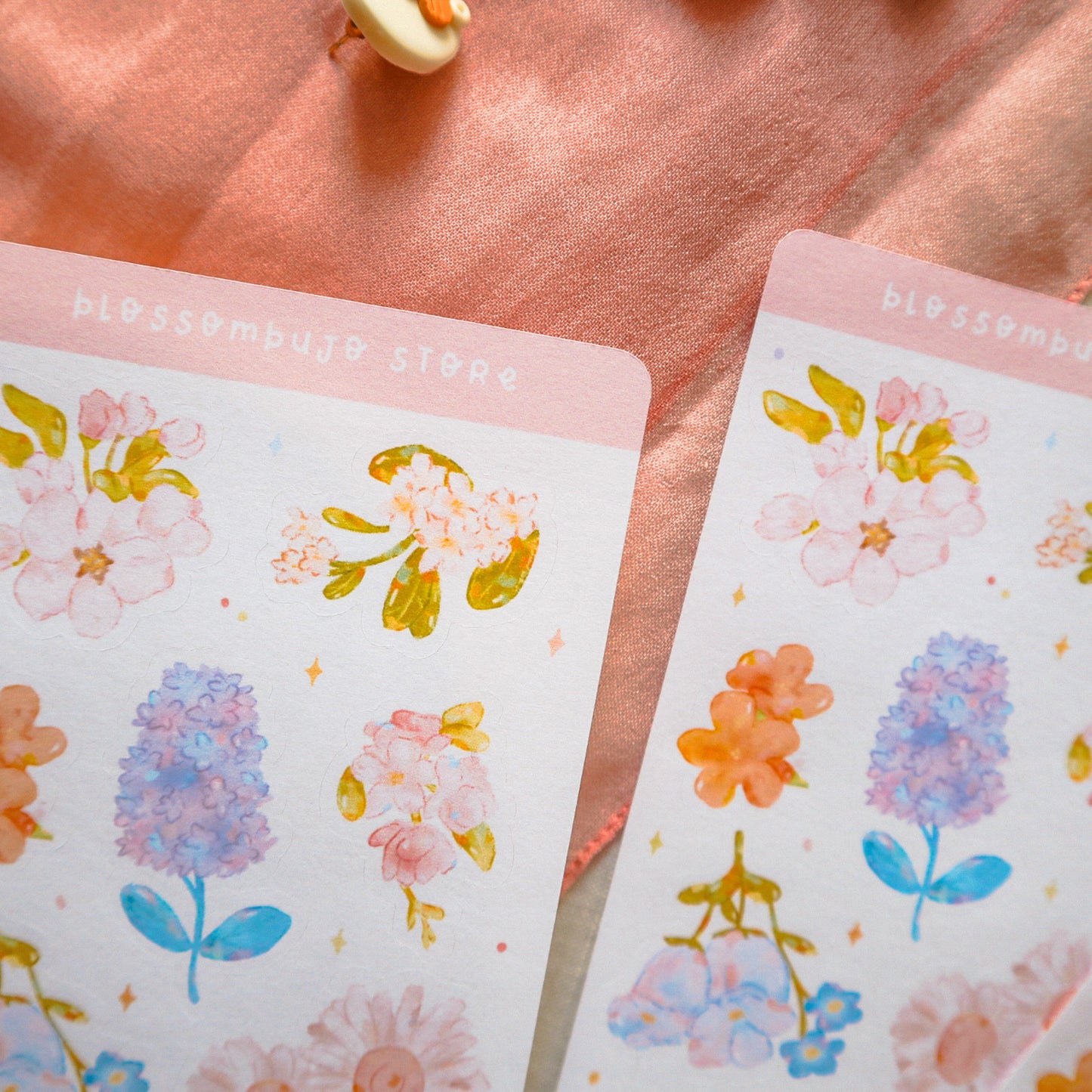Stickersheet - Summer Flowers
