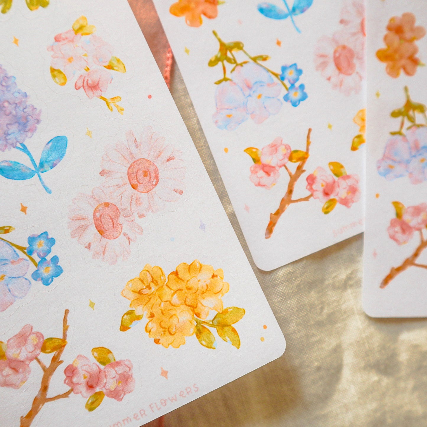 Stickersheet - Summer Flowers