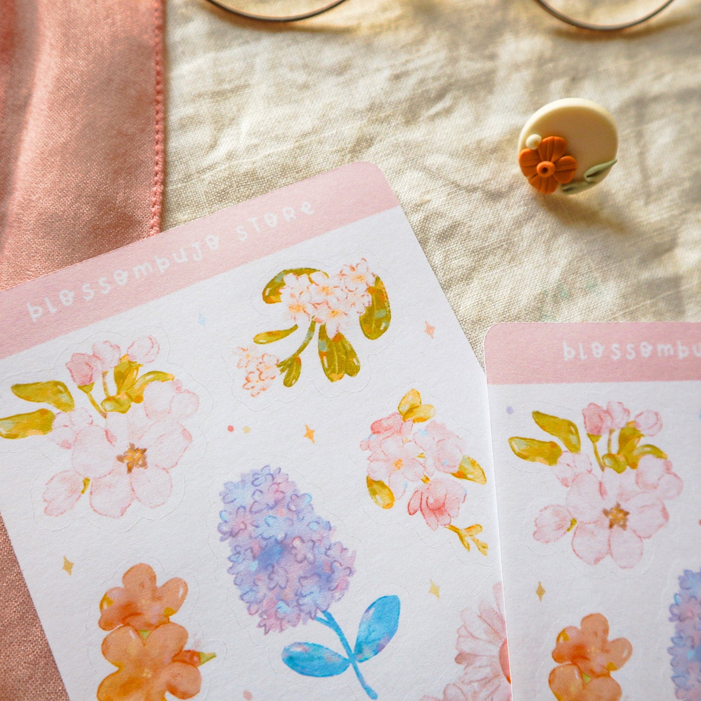 Stickersheet - Summer Flowers