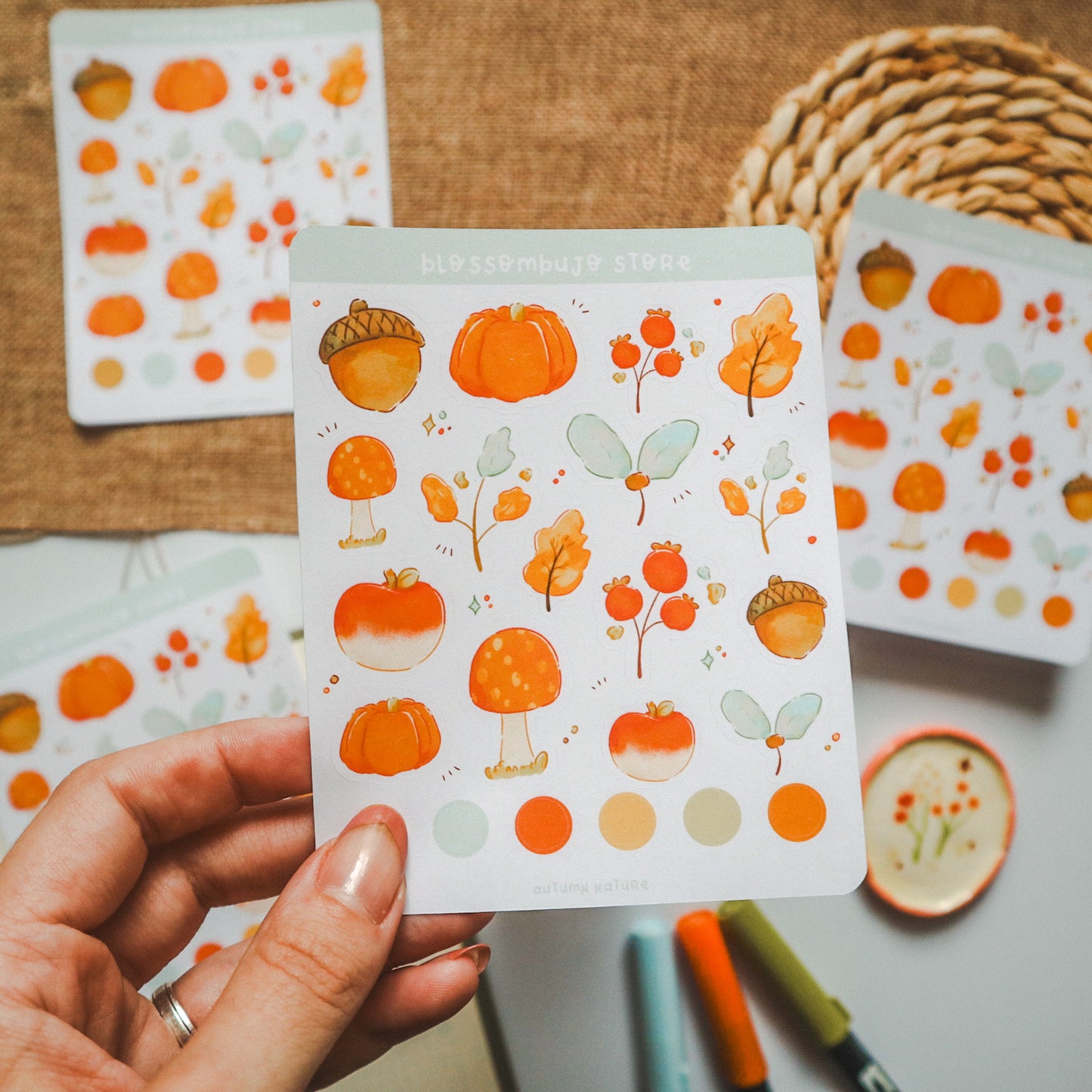 Stickersheet - Autumn Nature