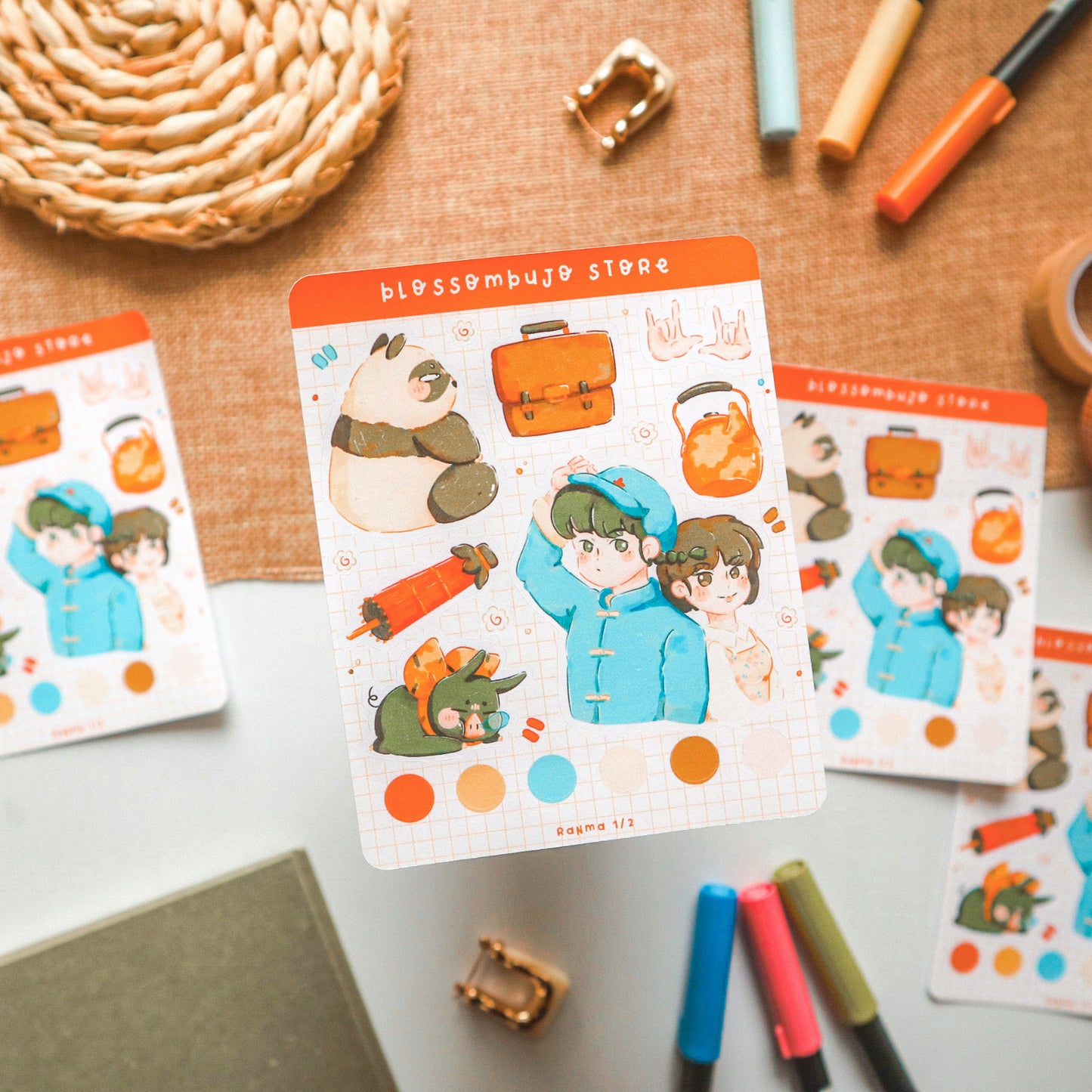Stickersheet - Ranma 1/2