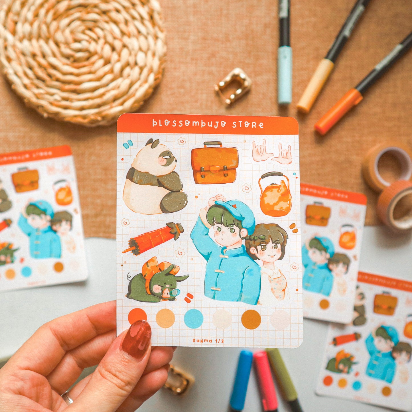 Stickersheet - Ranma 1/2