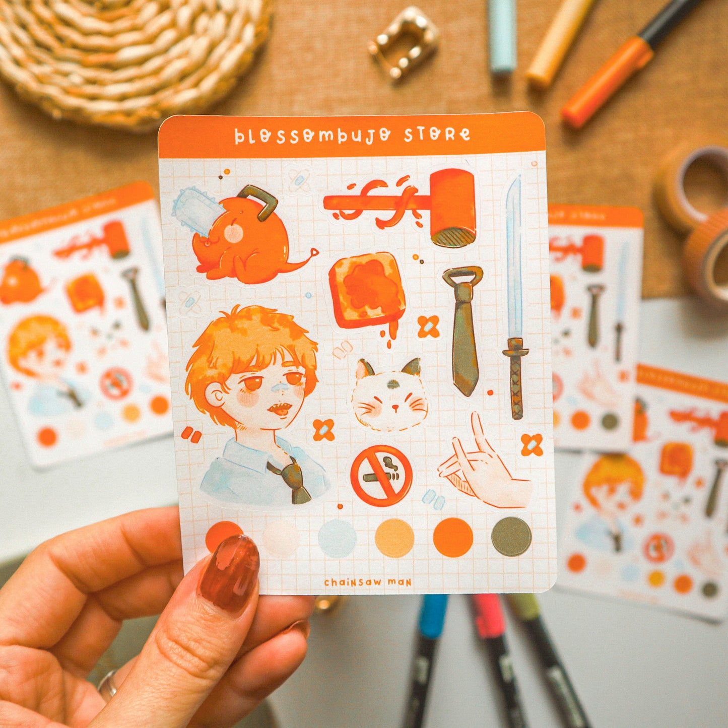 Stickersheet - Chainsaw Man