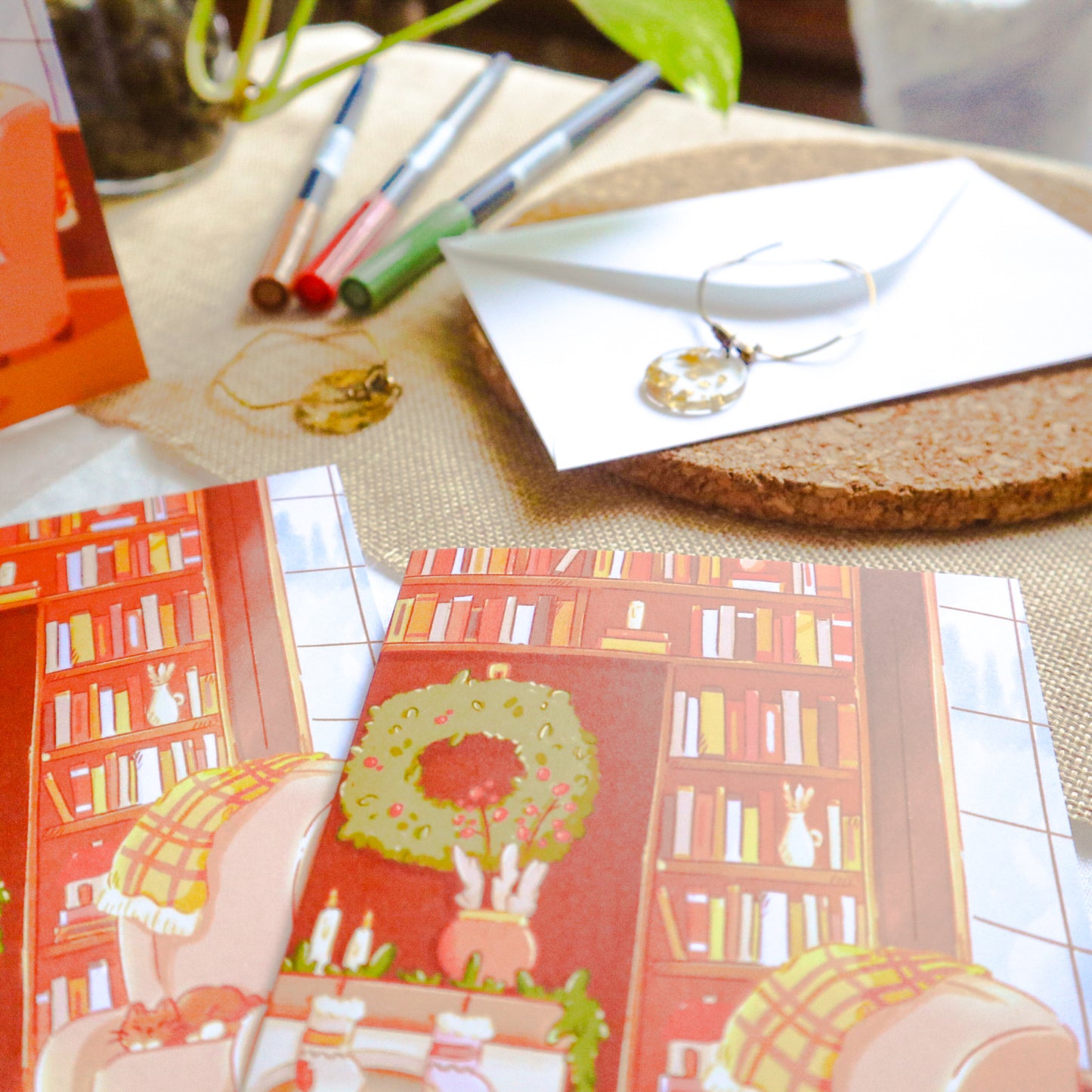 Greeting Card - Snuggly Den