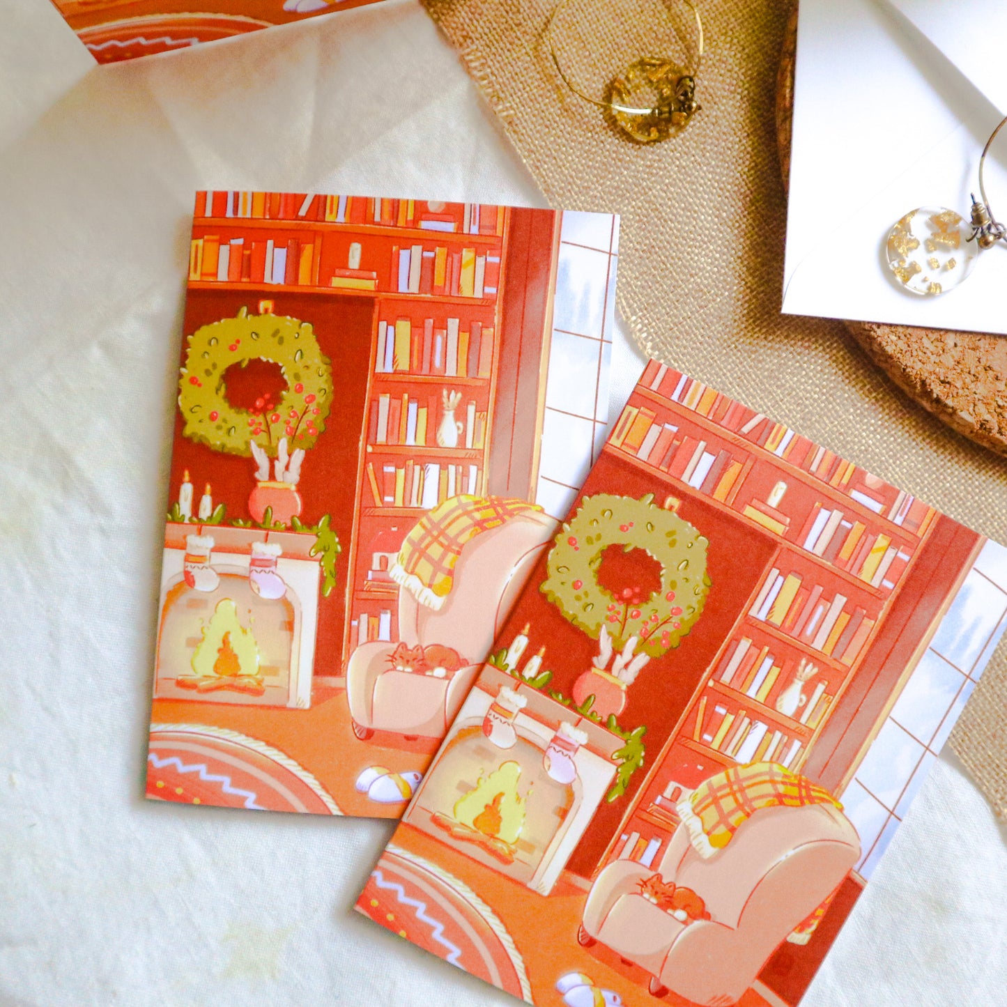 Greeting Card - Snuggly Den