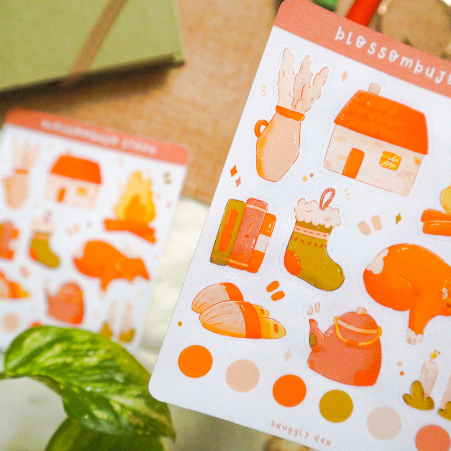 Stickersheet - Snuggly Den