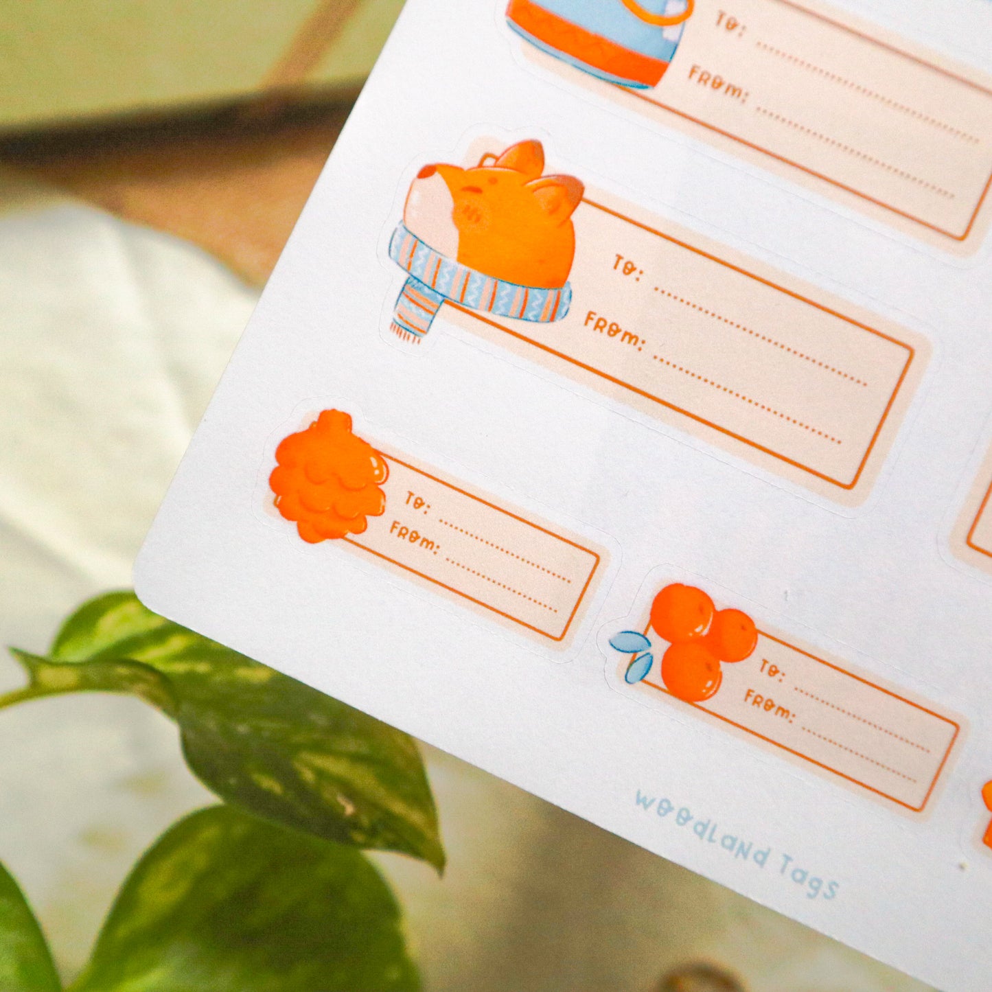 Stickersheet - Woodland Tags