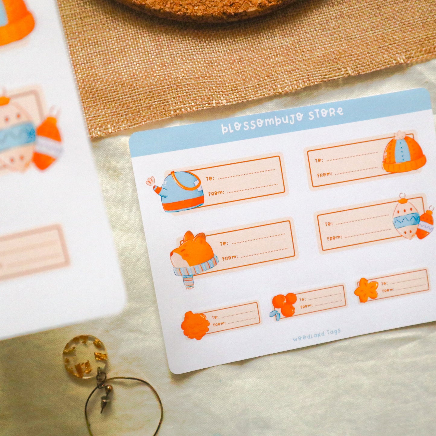 Stickersheet - Woodland Tags