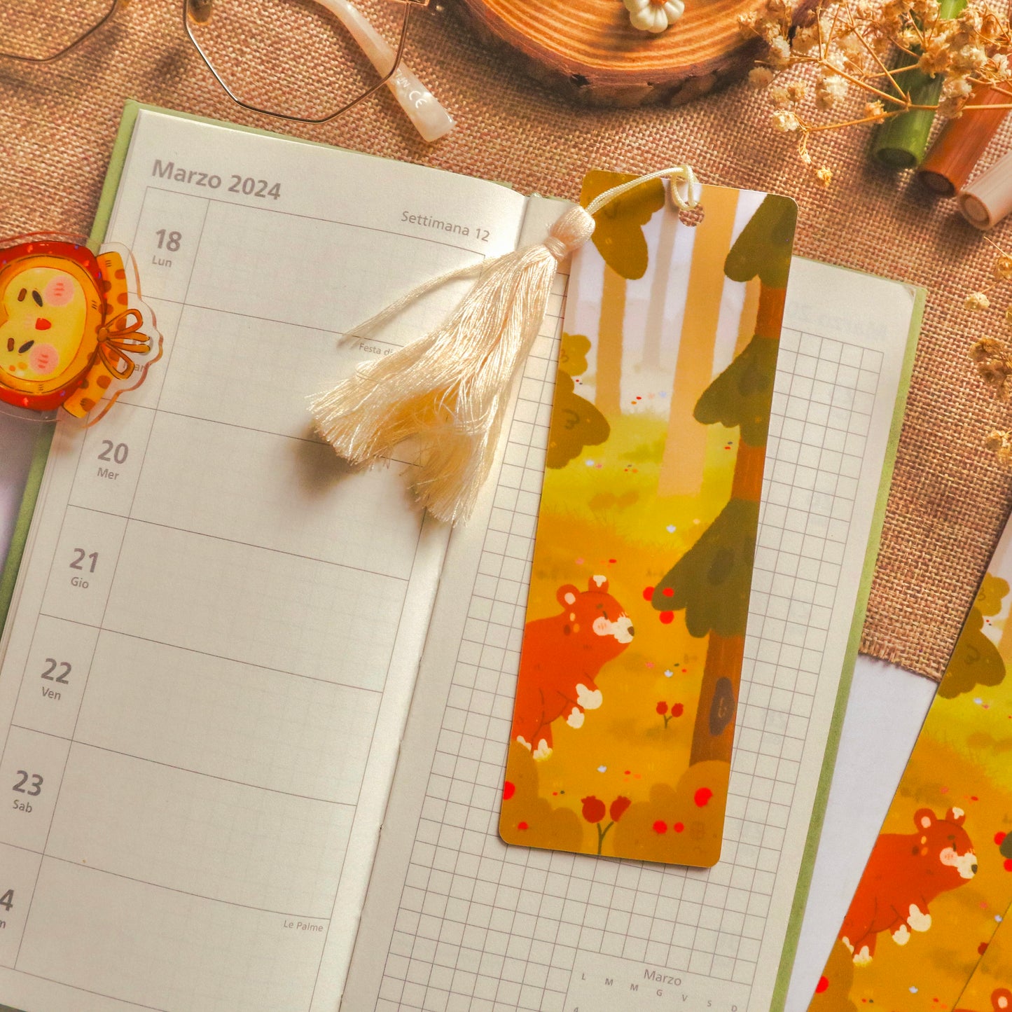 Bookmark - Forest Bear