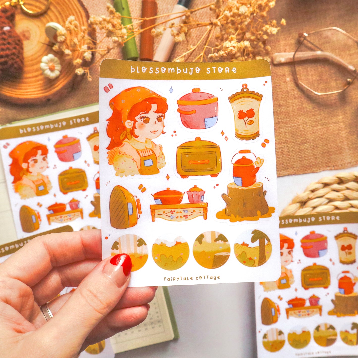 Stickersheet - Fairytale Cottage