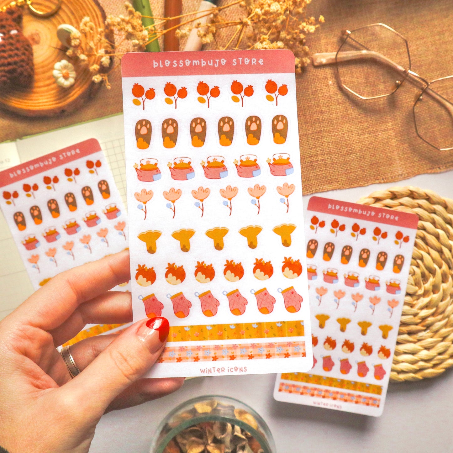 Stickersheet - Winter Icons