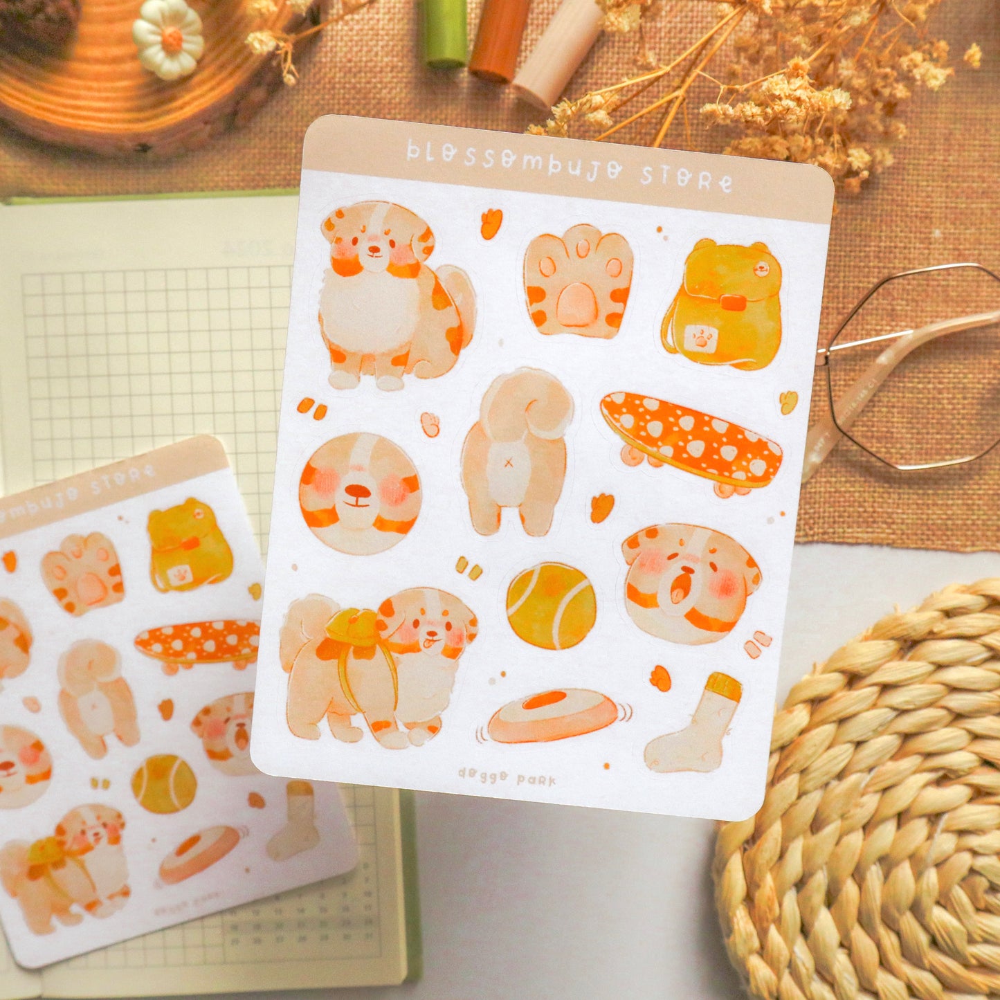 Stickersheet - Doggo Park