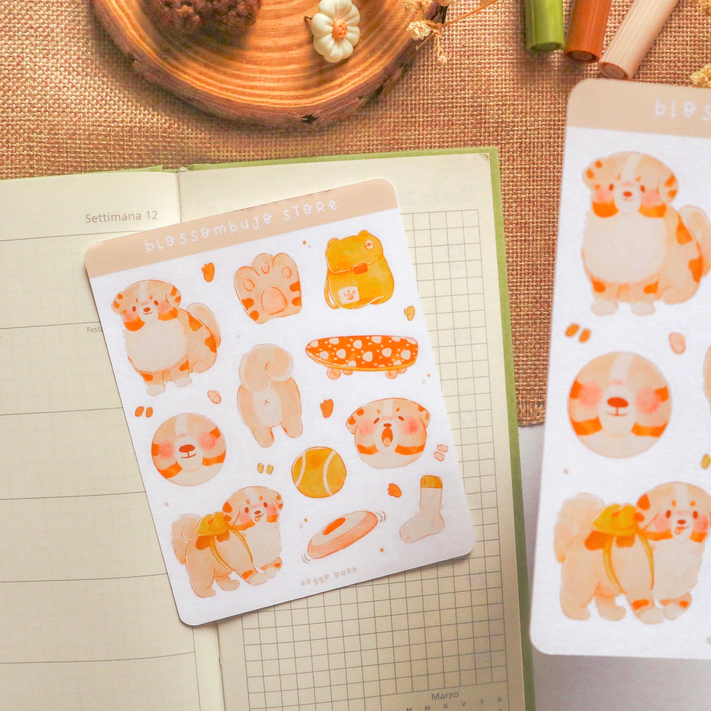 Stickersheet - Doggo Park