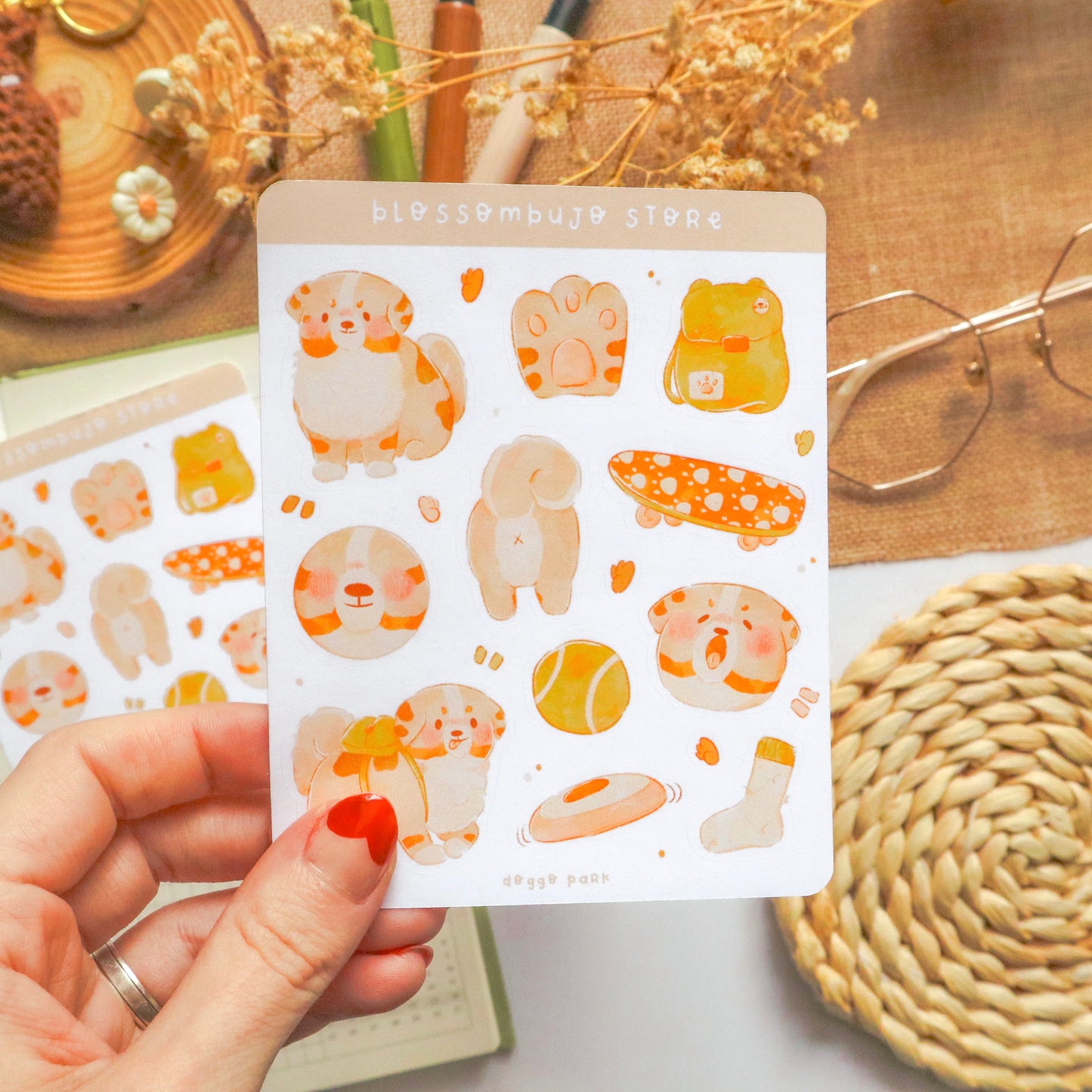 Stickersheet - Doggo Park