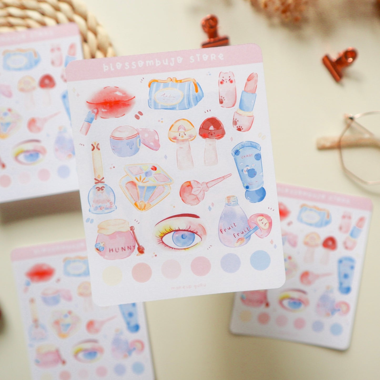 Stickersheet - Makeup Guru