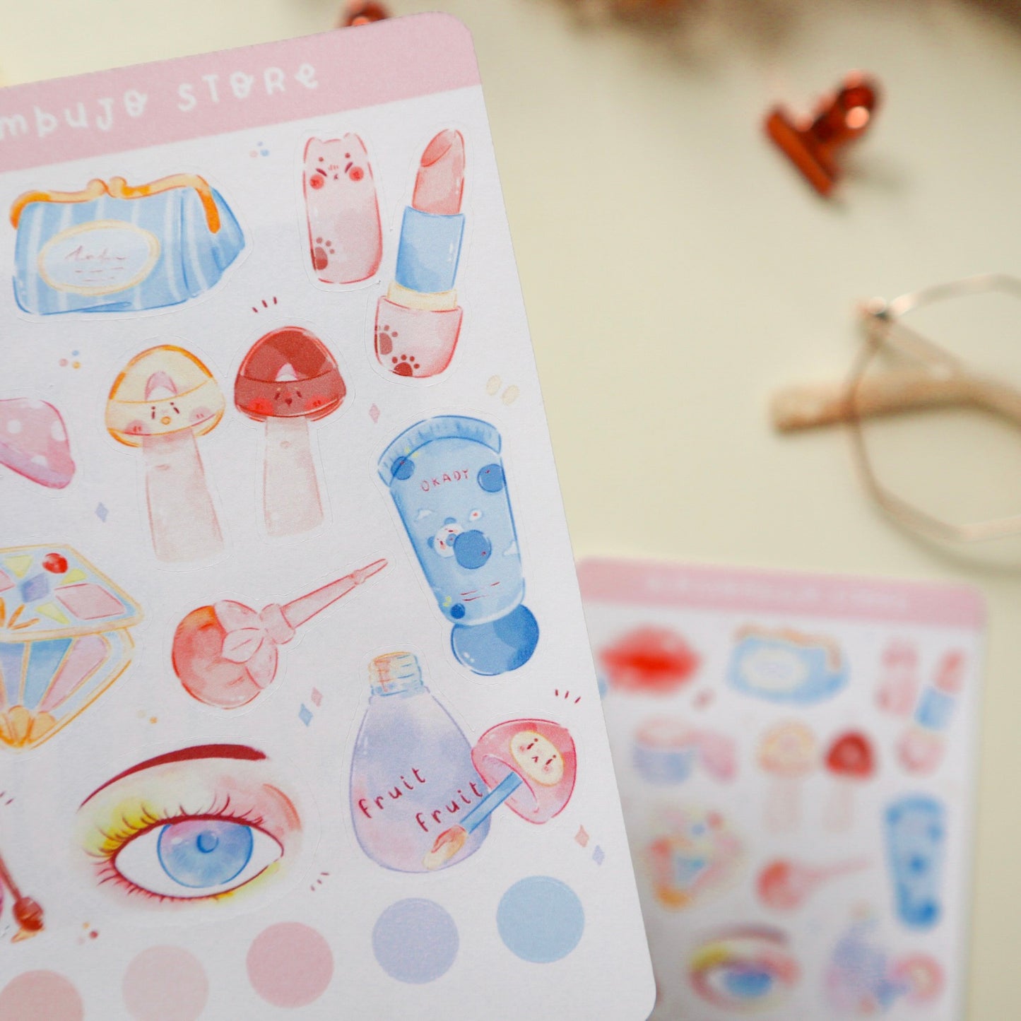 Stickersheet - Makeup Guru