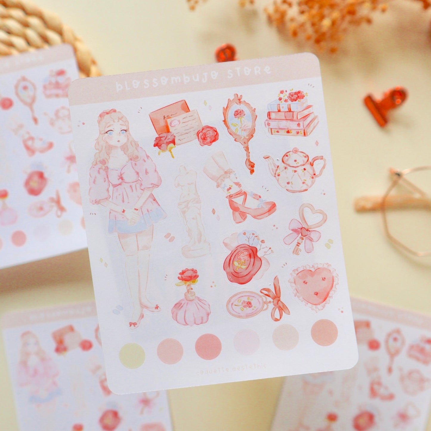 Stickersheet - Coquette Aesthetic