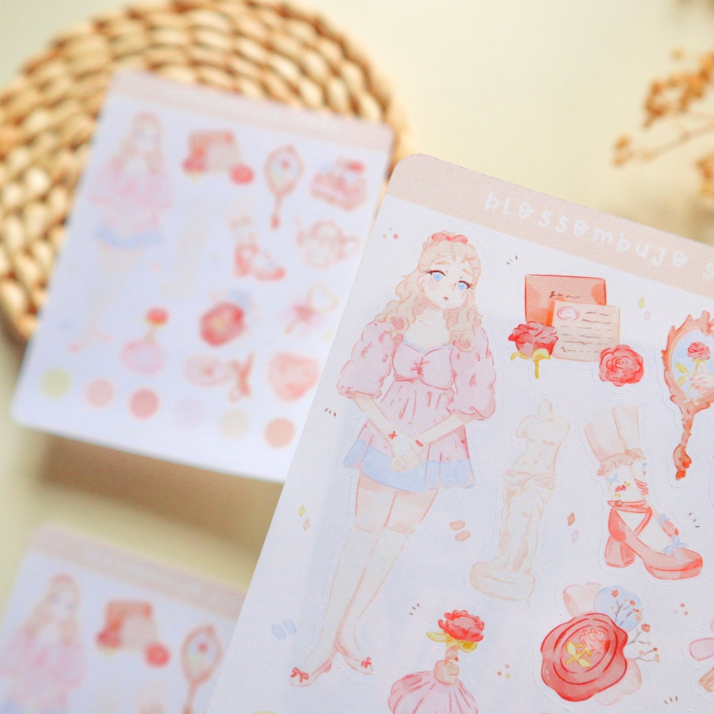Stickersheet - Coquette Aesthetic