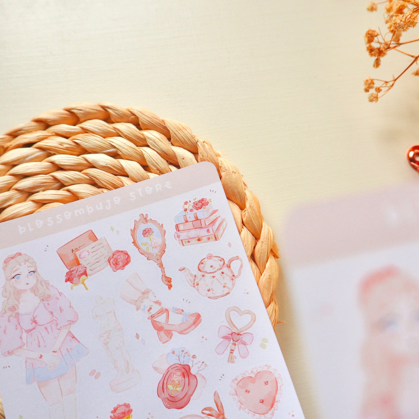Stickersheet - Coquette Aesthetic
