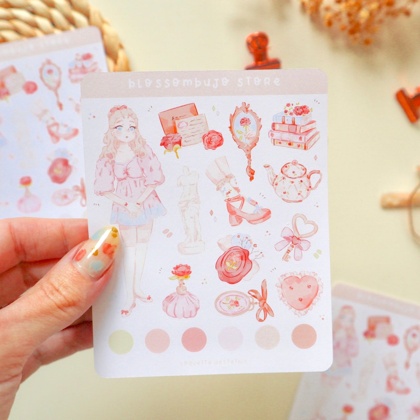 Stickersheet - Coquette Aesthetic
