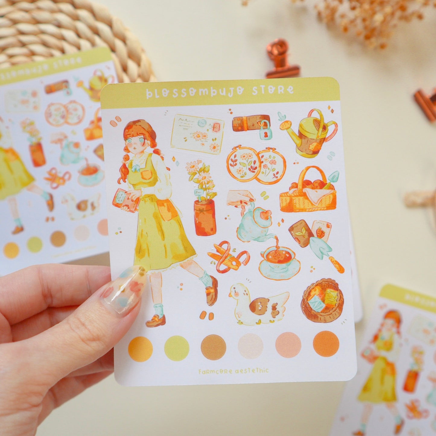 Stickersheet - Farmcore Aesthetic
