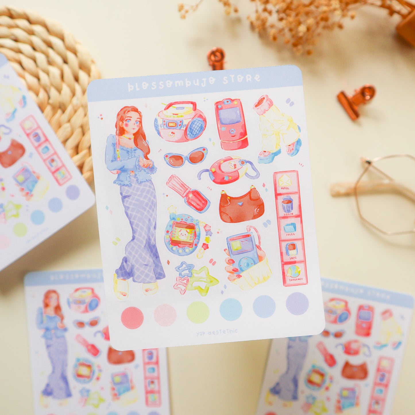 Stickersheet - Y2K Aesthetic