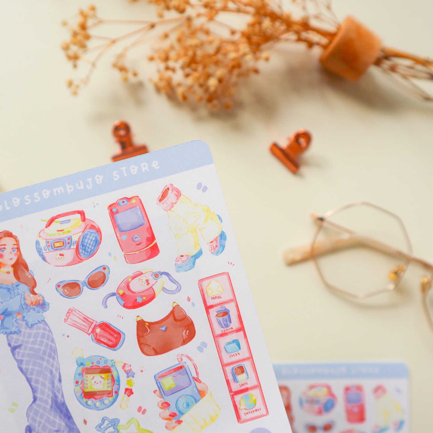 Stickersheet - Y2K Aesthetic