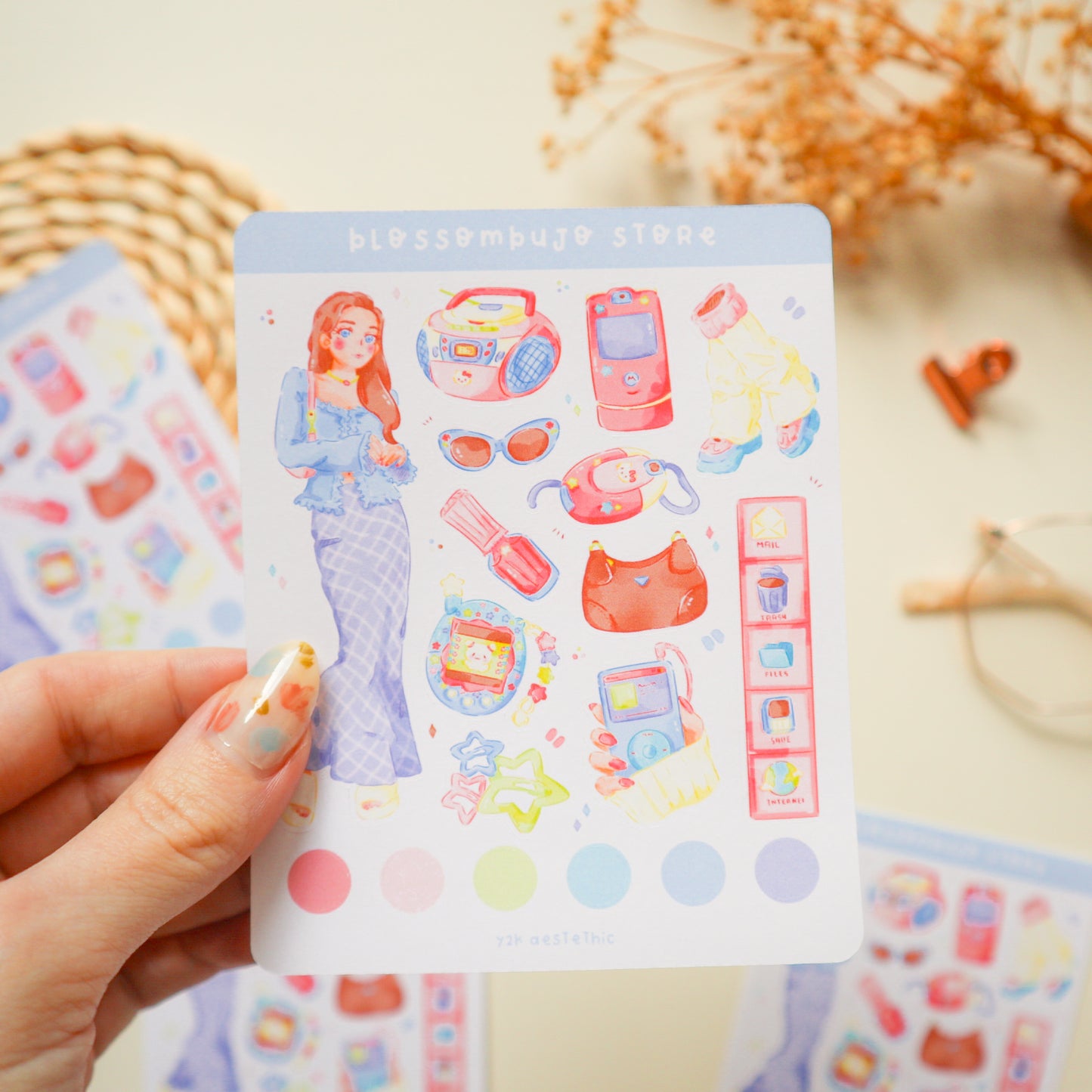 Stickersheet - Y2K Aesthetic