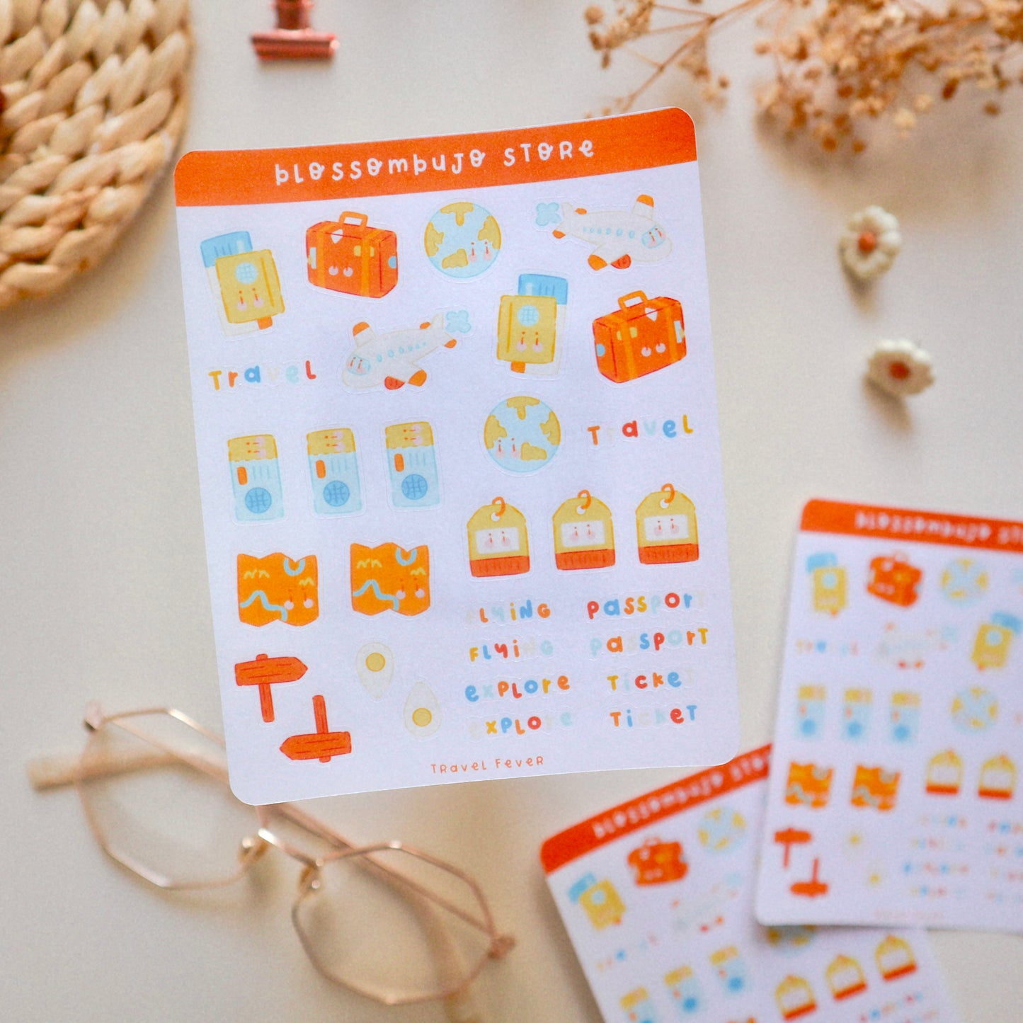 Stickersheet - Travel Fever