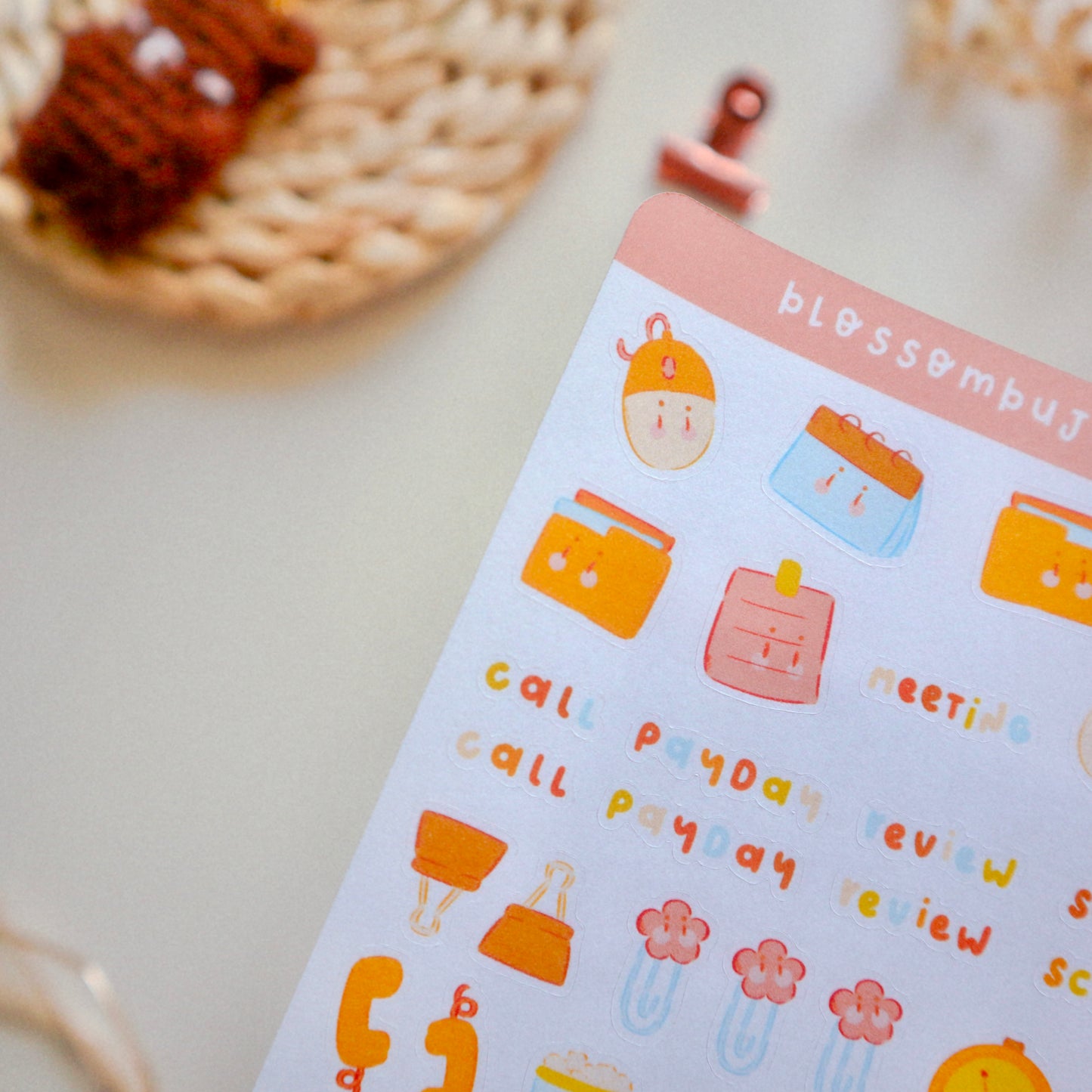 Stickersheet - Office Day