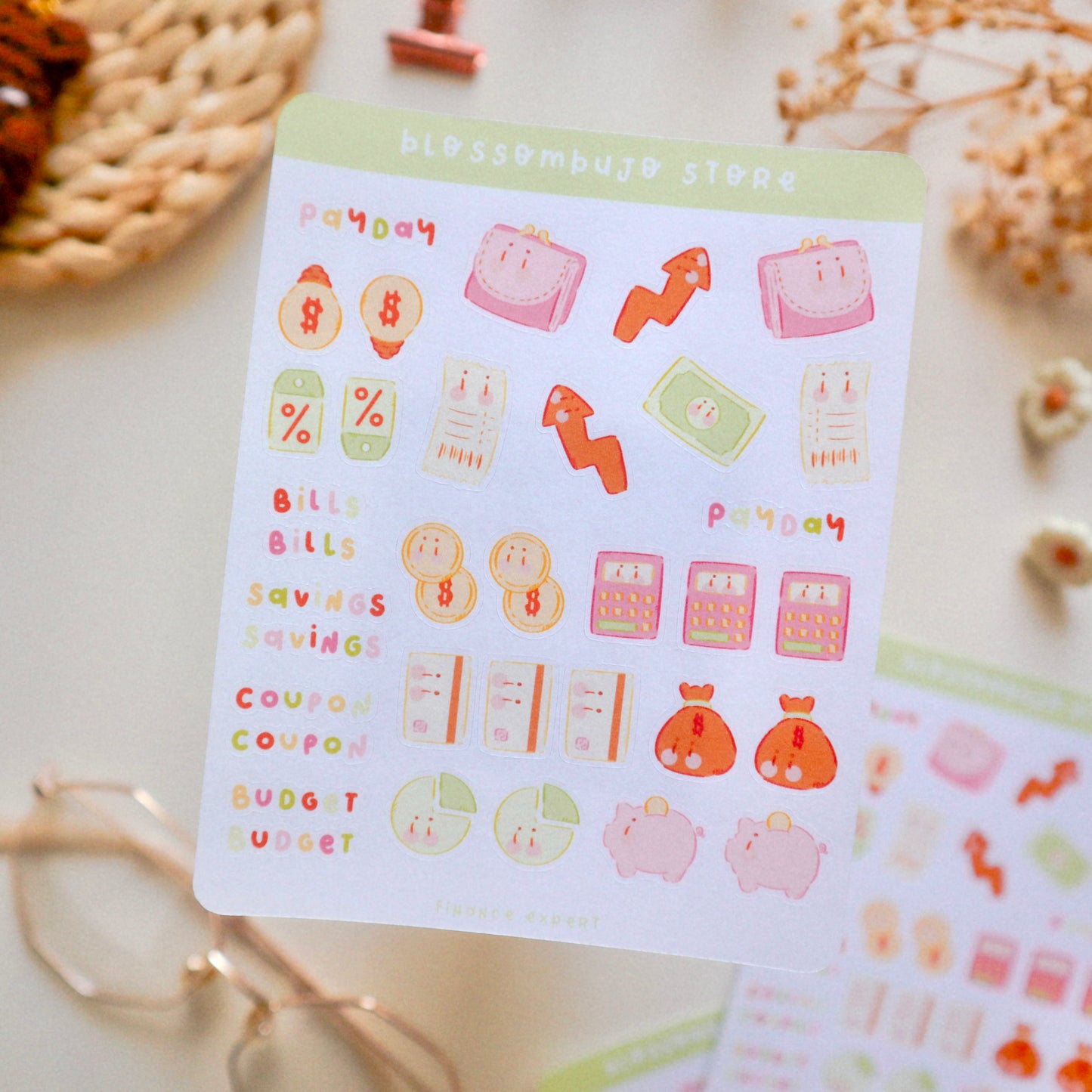 Stickersheet - Finance Expert