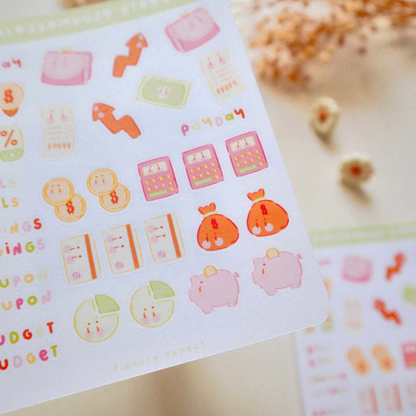 Stickersheet - Finance Expert