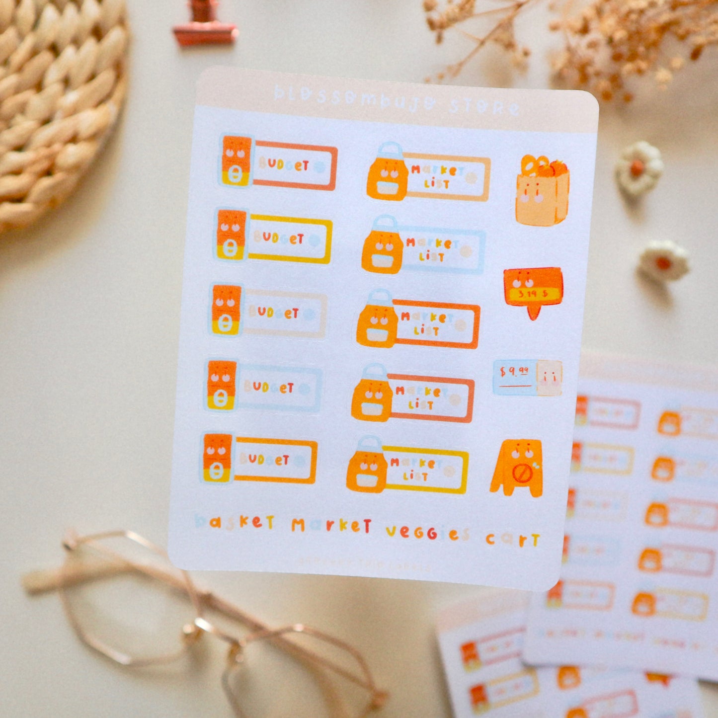 Stickersheet - Grocery Trip
