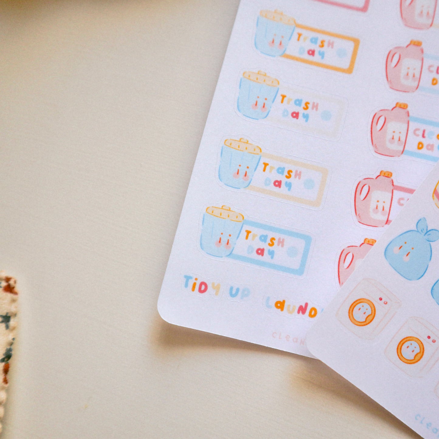 Stickersheet - Cleaning Mood