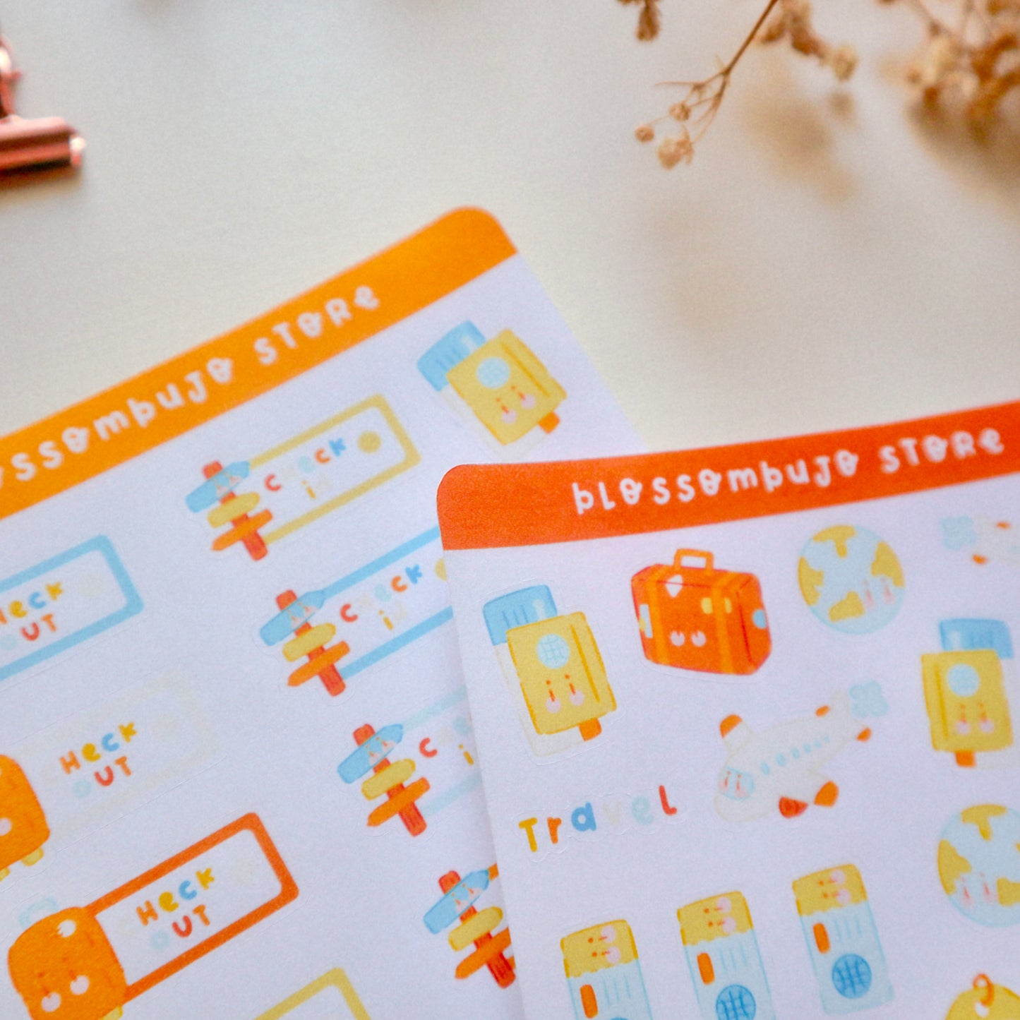 Stickersheet - Travel Fever