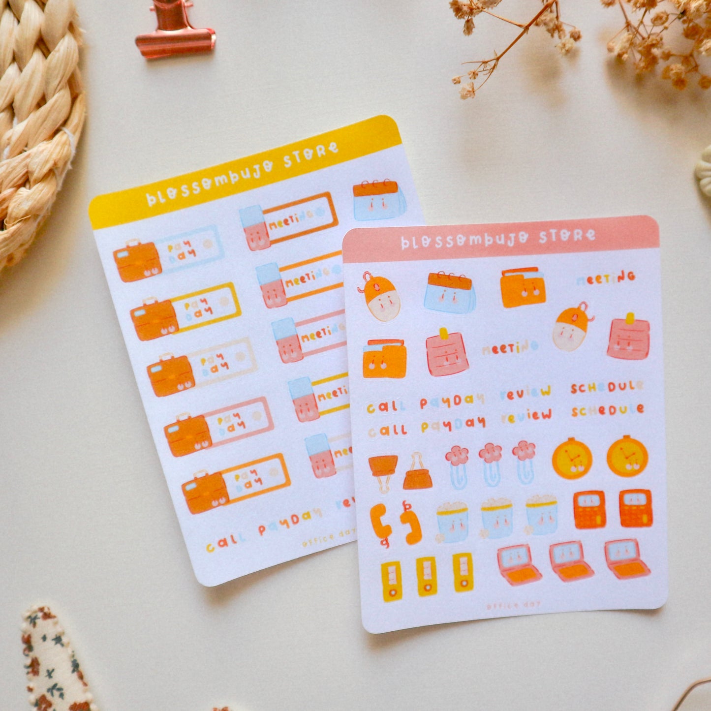 Stickersheet - Office Day