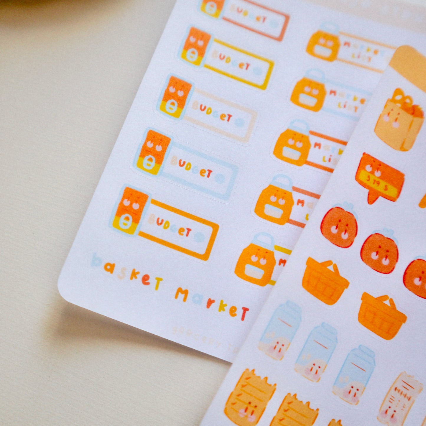 Stickersheet - Grocery Trip