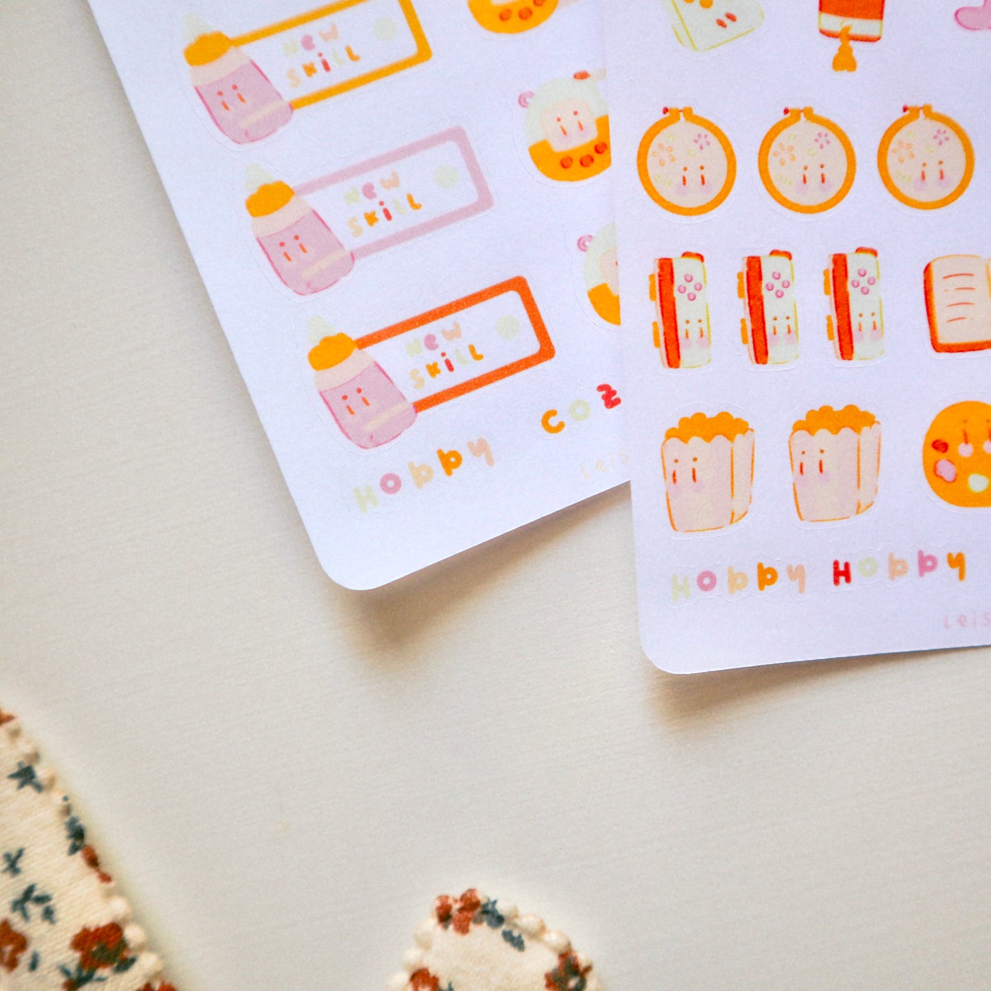 Stickersheet - Leisure Time