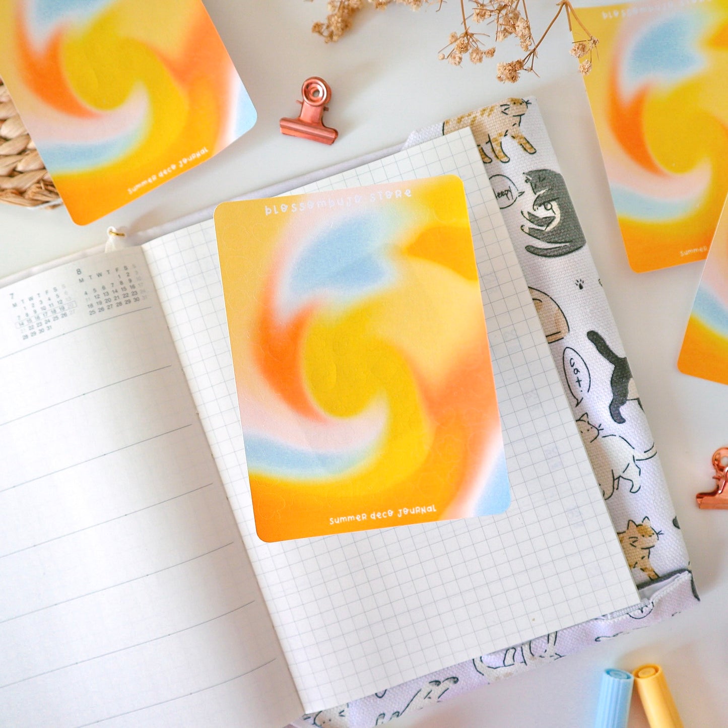 Stickersheet - Summer Deco Journal