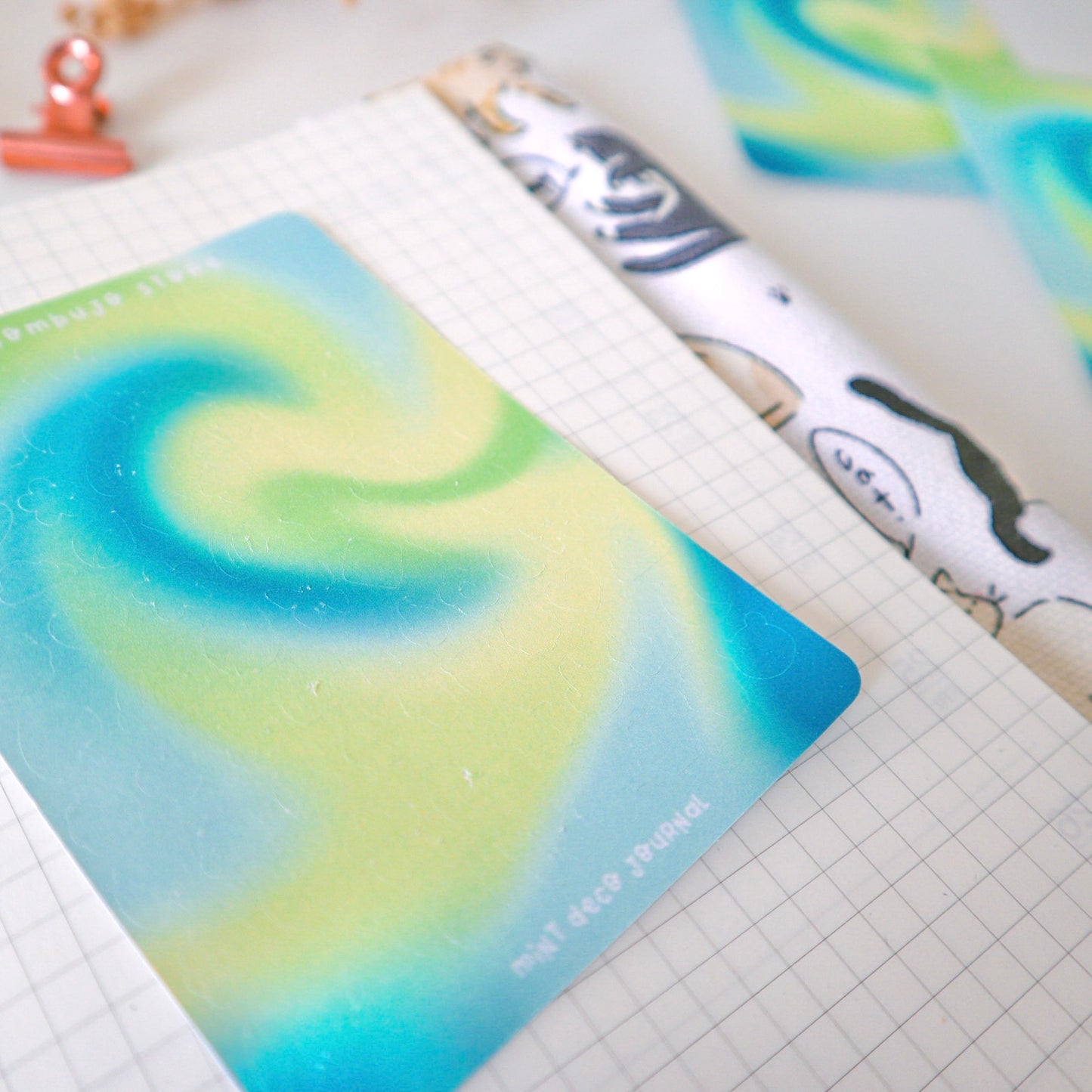 Stickersheet - Mint Deco Journal