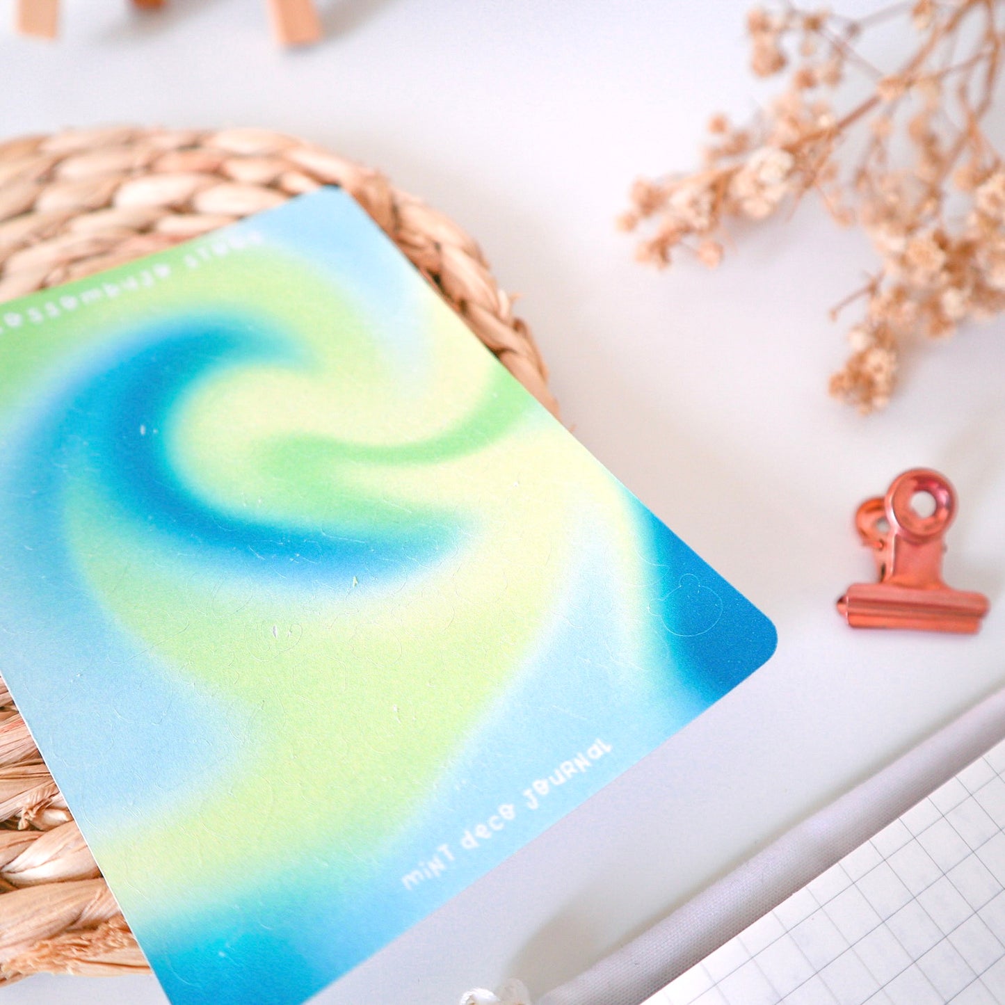 Stickersheet - Mint Deco Journal